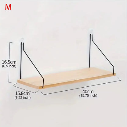 Floating Wall Shelves Rustic Wall Mounted Hanging Shelf Farmhouse Wall Bookshelf for Bathroom Kitchen Dining Living Room Wood Me