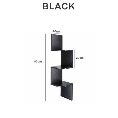 3/5 Layers Corner Storage Shelf Floating Shelves Home Decorations Wall Shelf Corner Bookshelf Kitchen Organizers